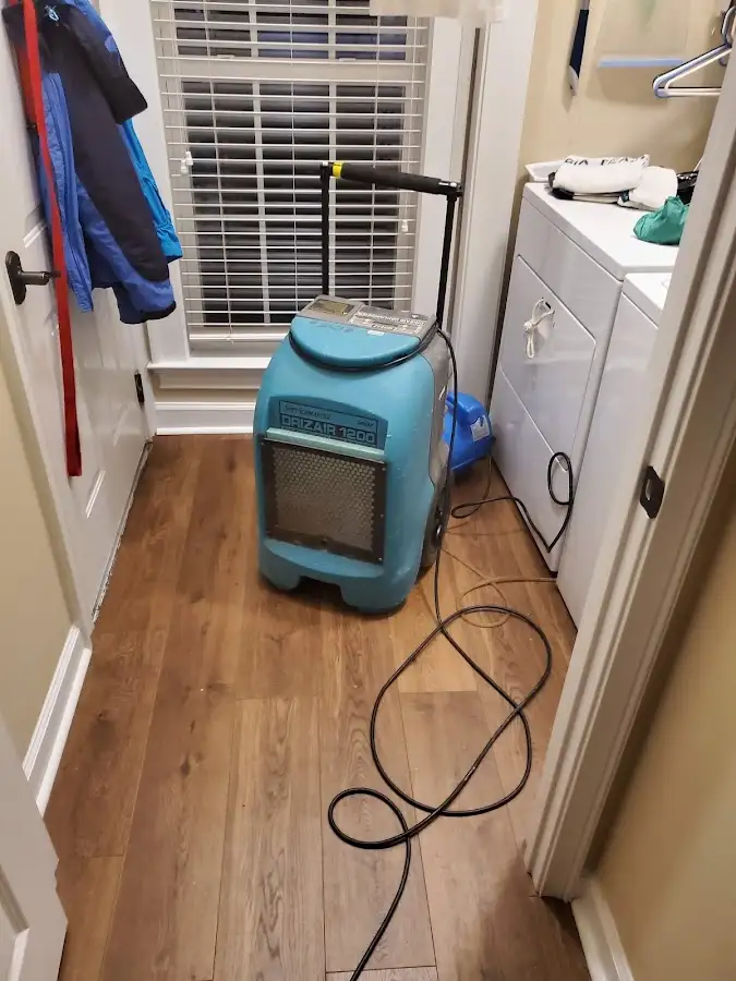 Commercial dehumidifier deployed for Flood Damage Cleanup in Dingman